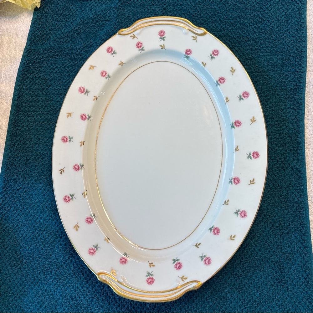 # 3052 ROSALIE by NORITAKE ~ JAPAN ~ 16"  X 12" SERVING PLATTER